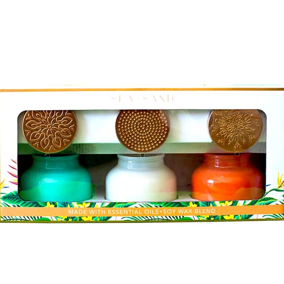 Sea & Sand 9oz Candles 3-piece Set - Picture 2 of 4